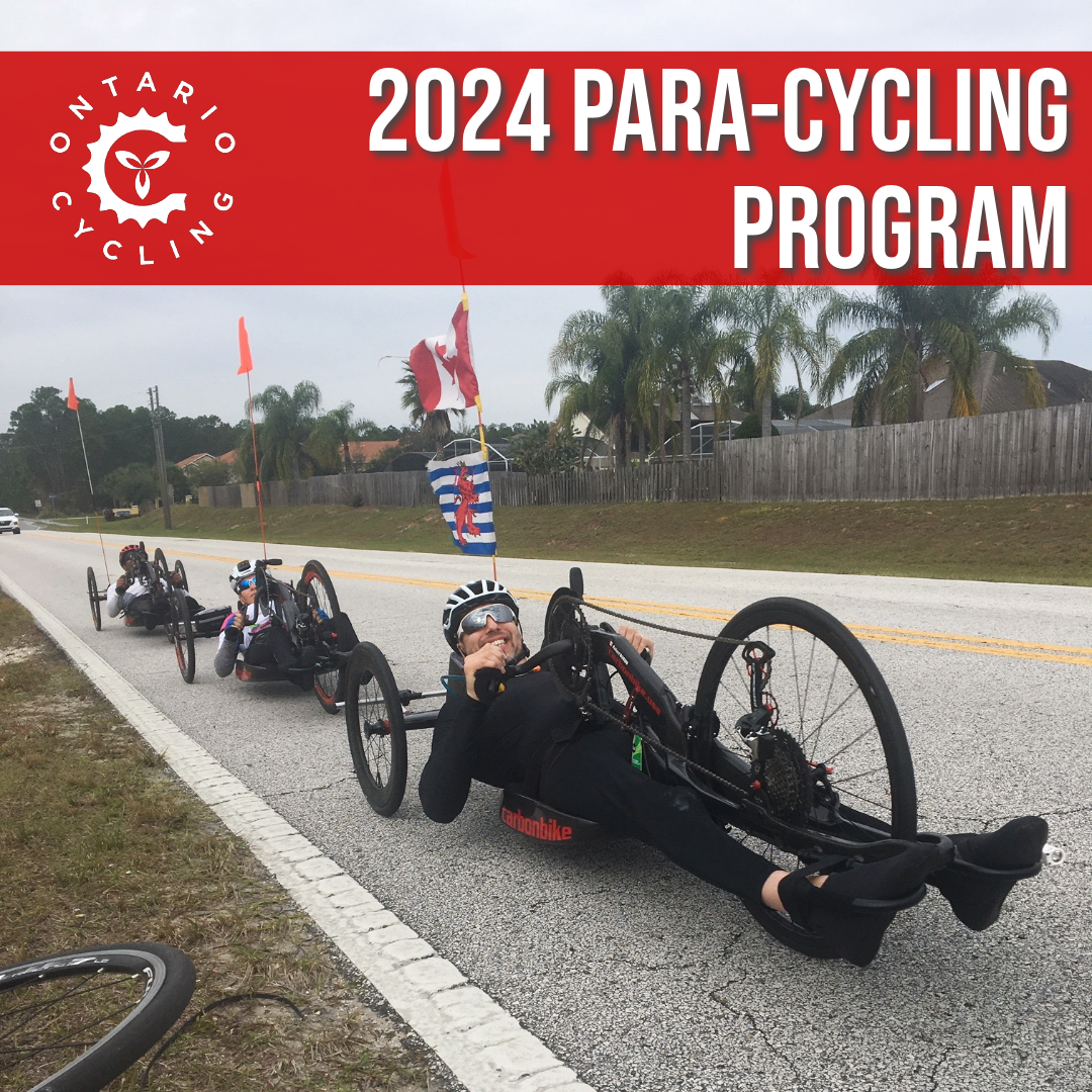 2024 ParaCycling Program Ontario Cycling