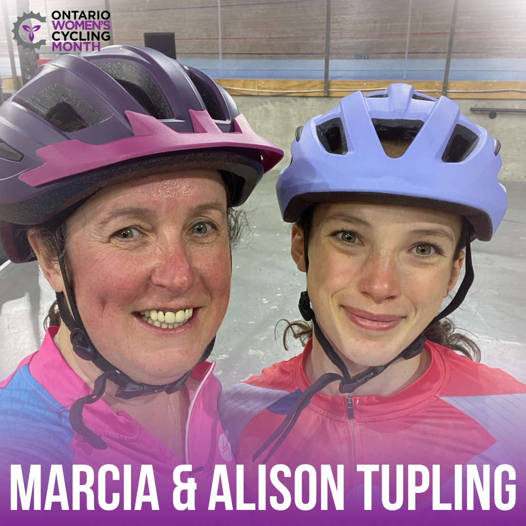 Marcia and Alison Tupling smiling