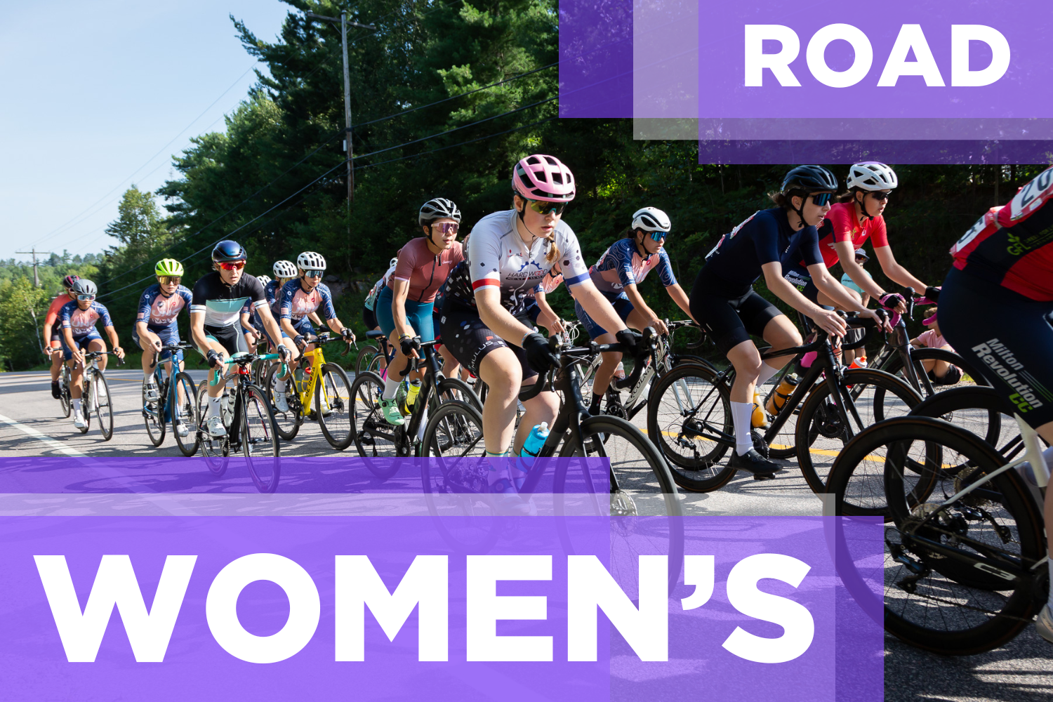 Women's Featured Road Event Title Card